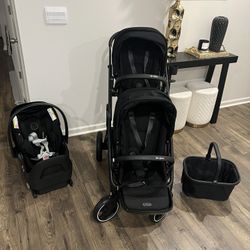 Luxury CYBEX Double Stroller & Car Seat System FOR SALE 50% off retail price