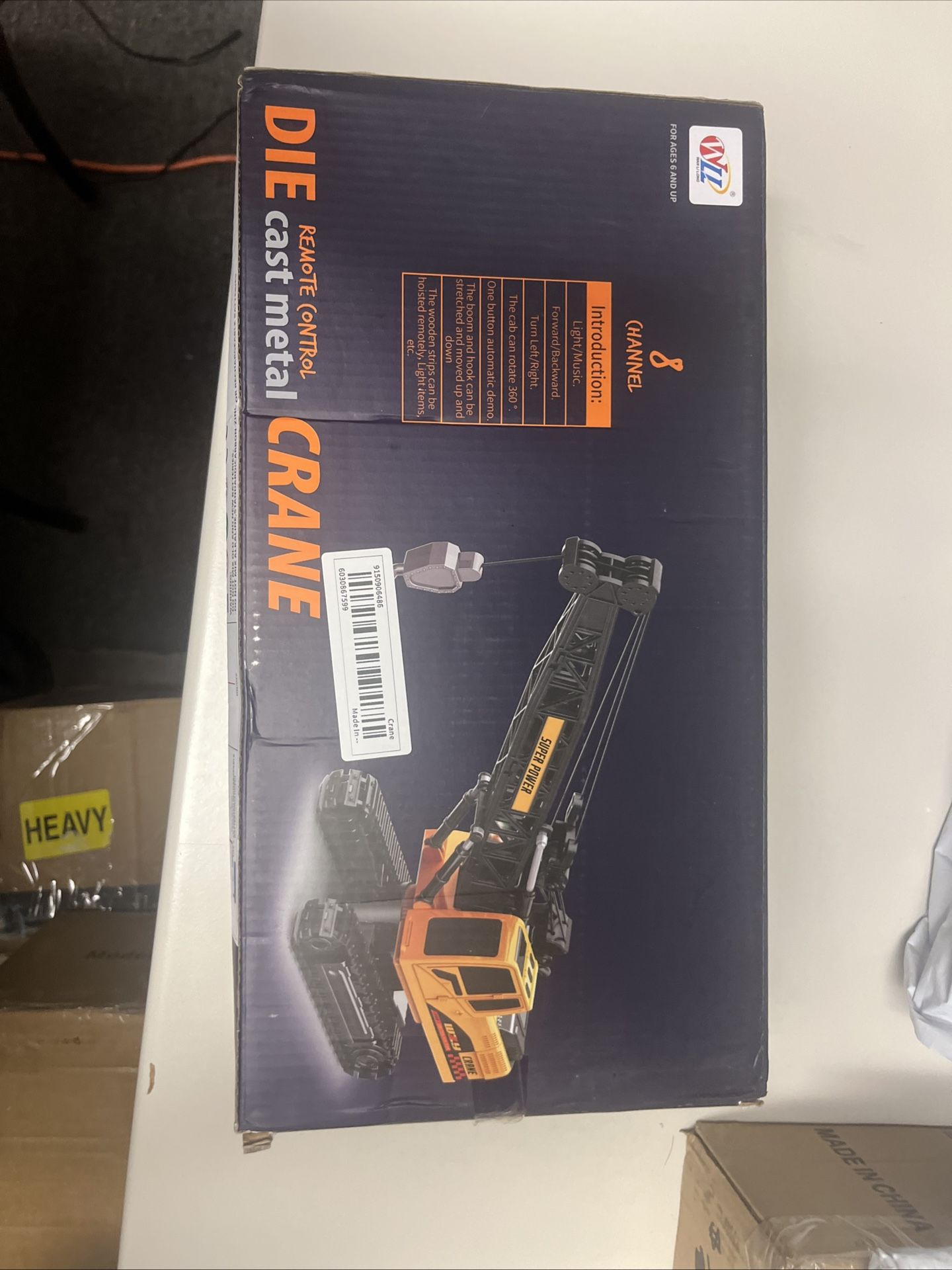 Toy Crane With Remote