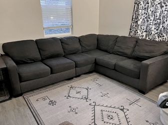 Ashley Furniture Big Dark Gray Sectional Sofa