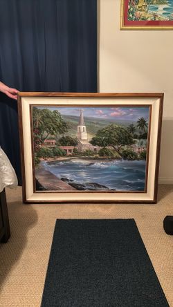 Robert Thomas Kona Harbor Painting