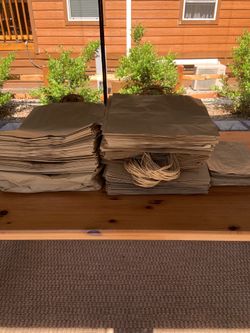 Brown Shopping Bags with Handles