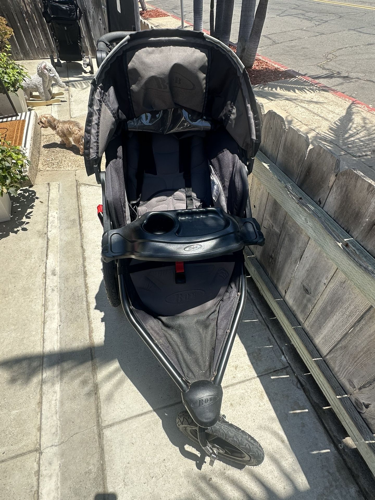 Jogger and Stroller