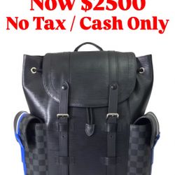 Louis Vuitton Damier Graphite Epi Leather Christopher Backpack 
