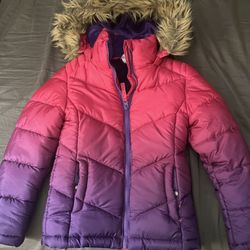 Ombre Puffer Jacket
