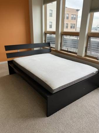 IKEA Full Bed Mattress Box Spring Frame