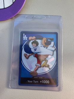 LA Dodgers Luffy DON One piece tcg promo under market
