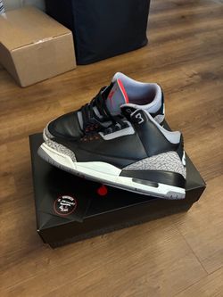 Jordan 3 black cement Sz 9.5