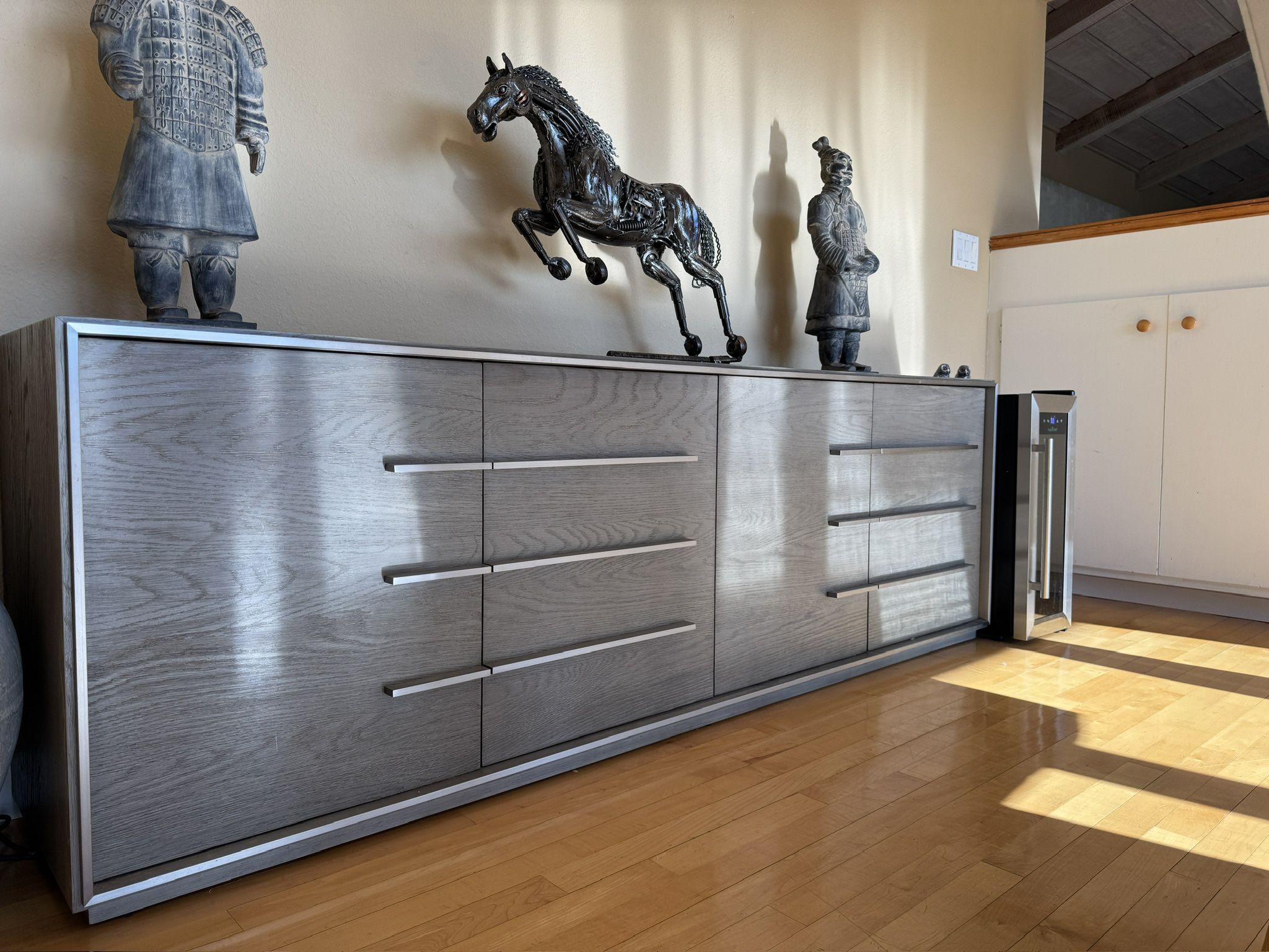 Restoration hardware Side Table And Credenza