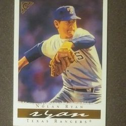 2003 Topps Nolan Ryan Texas Rangers #15 Gallery HOF Hall Of Fame Baseball Card Vintage Collectible Sports MLB
