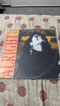 Janet Jackson 12inch LP vinyl record
