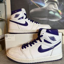 Jordan 1 Metallic Purple size 10