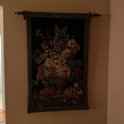 Beautiful floral tapestry