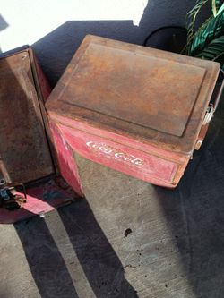 Vintage Coca cola chest