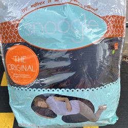 Leachco Snoogle Original Maternity/Pregnancy Total Body Pillow, Blue
