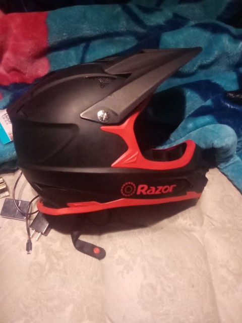 Authentic Black Label Razor Motorcycle Helmet