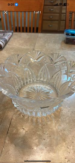 JG Durand Crystal bowl