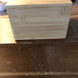 Wood 2 Level Storage Box/ Look At Pictures And Read Description 