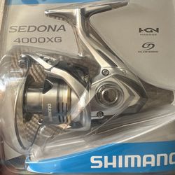 Shimano Sedona 4000XG Spinning Reel Hagane Gear SilentDrive 5.2:1 24lb Drag 5+1