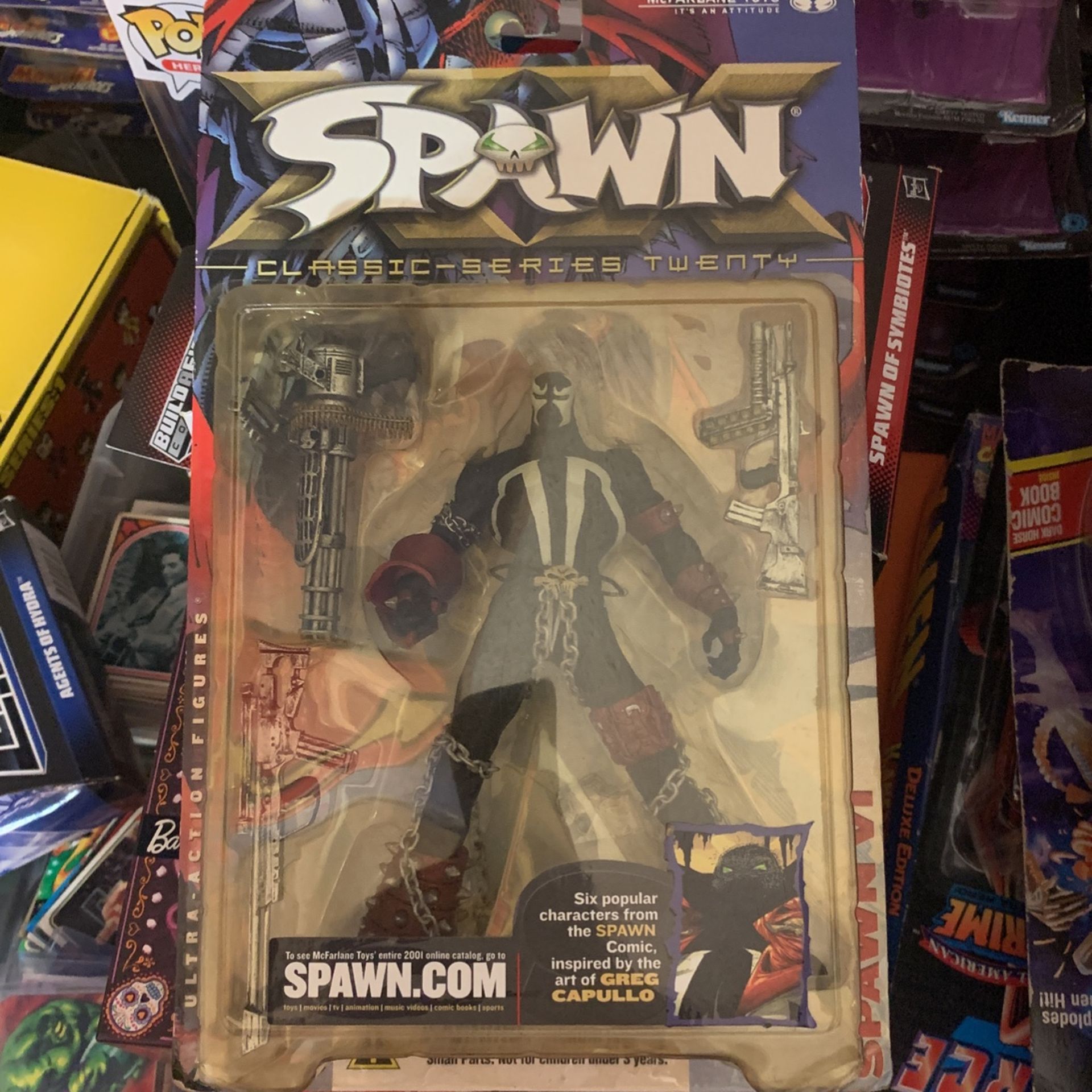 2001 MCFARLANE SPAWN VI Unmasked Action Figure Classic Series 20