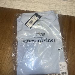 New Men’s Vineyard Vines Sankaty Polo Size Large St. Jean White Cap Color $110