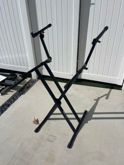Quik Lok QL-742 Pro 2-Tier Double X-Style Keyboard Stand Heavy Duty