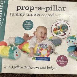 Infantino Prop-A-Pillar Tummy Time & Seated Support And Bobby Pillow 