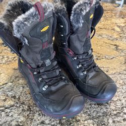 Keen Durand Polar Waterproof Trekking Boots 1013196 Women's Winter Warm Size 9