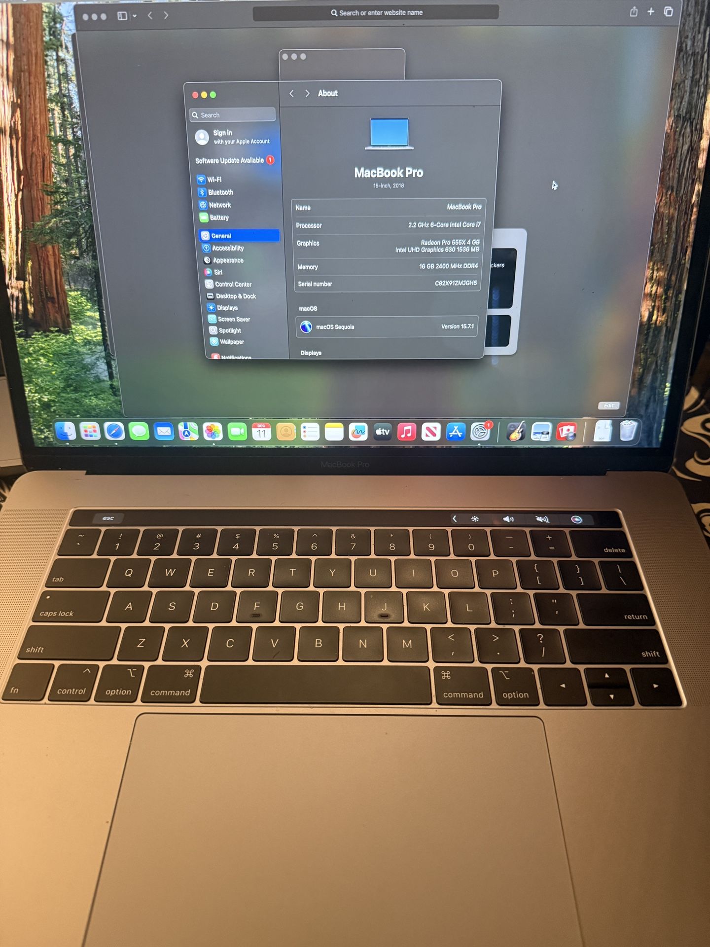MacBook Pro 2018 - Touch Bar