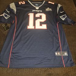 Brady Patriots Super Bowl Jersey Brand New 2XL 