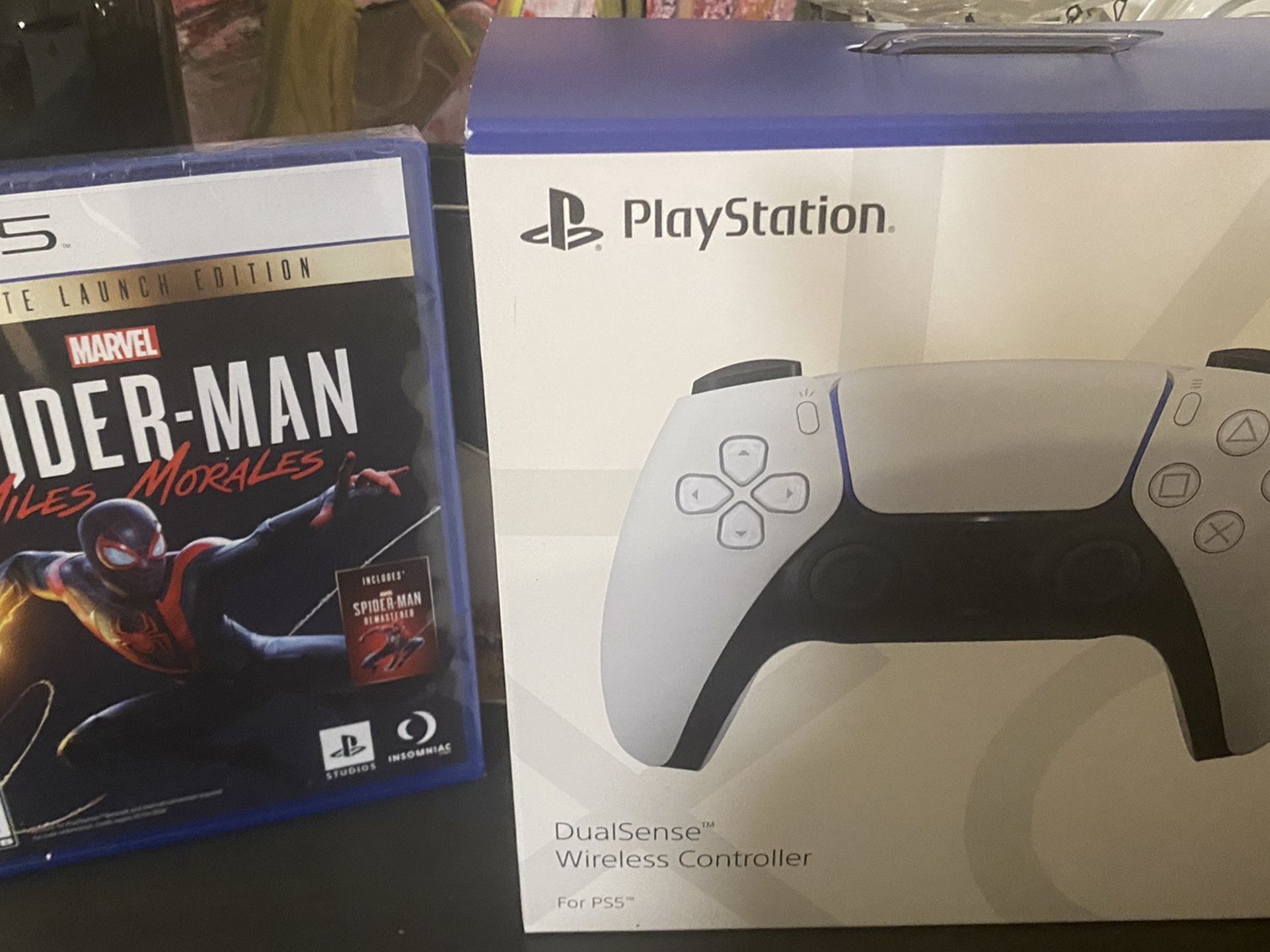Spider-Man ultimate edition Ps5 video game and Extra Controller