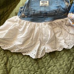 Baby Girl Overalls Dresses 12 Months OshKosh B’Gosh