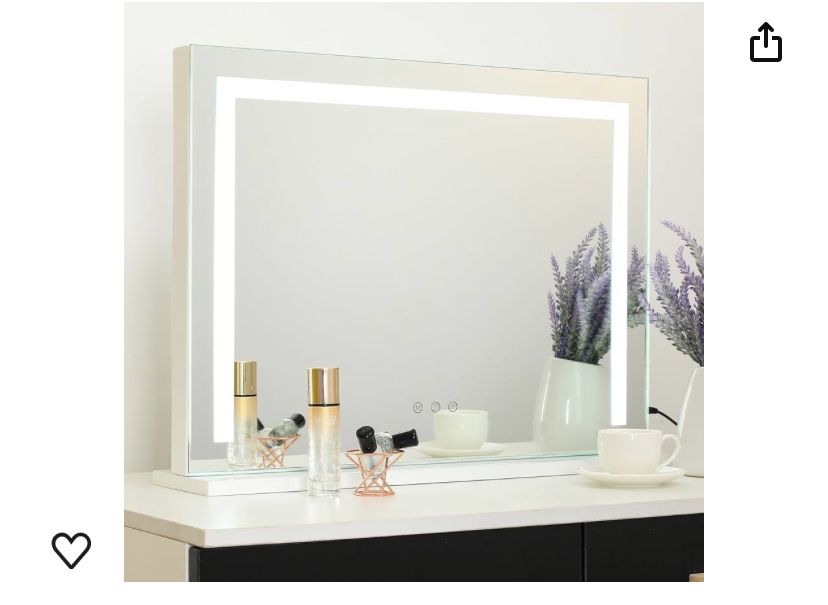 SHOWTIMEZ Large Cosemetic LED Vanity Mirror 27.5Wx21.5”H