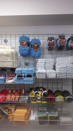 Drill brushes, pads & wash mitts