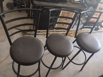 Padded bar stools