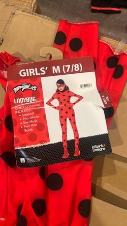 Miraculous Ladybug Girls Halloween Costume Size 7/8