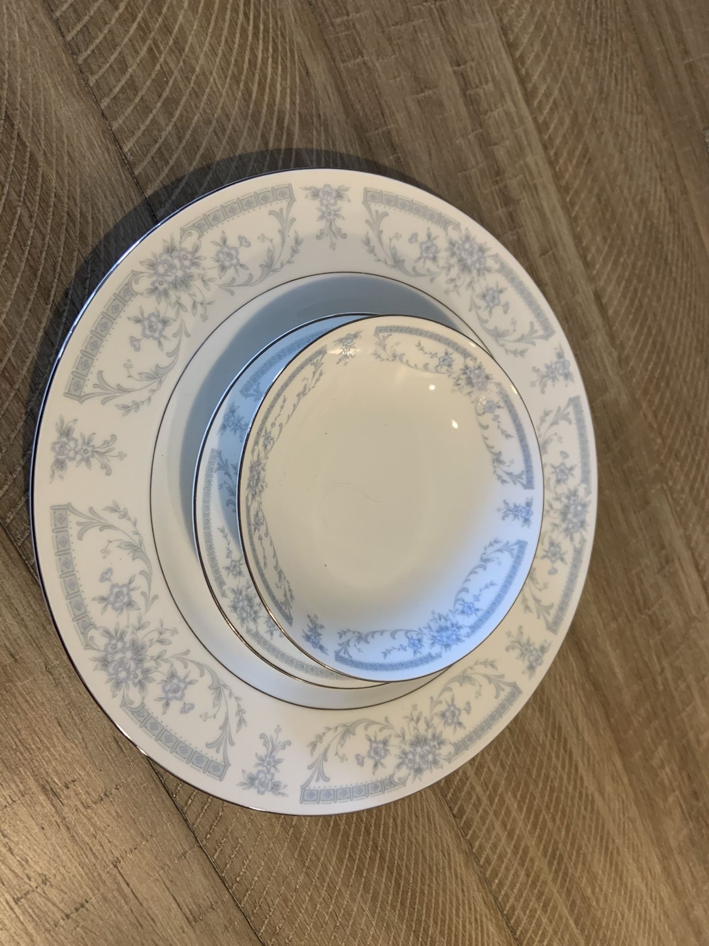 Sheffield Blue Whisper Porcelain Fina China