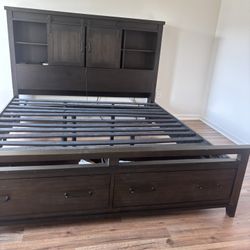King Size Bed Frame, Headboard and Footboard