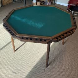 Vintage Poker Table