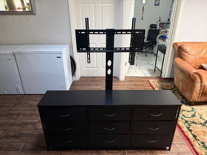 Brand new tv stand with 9 drawers