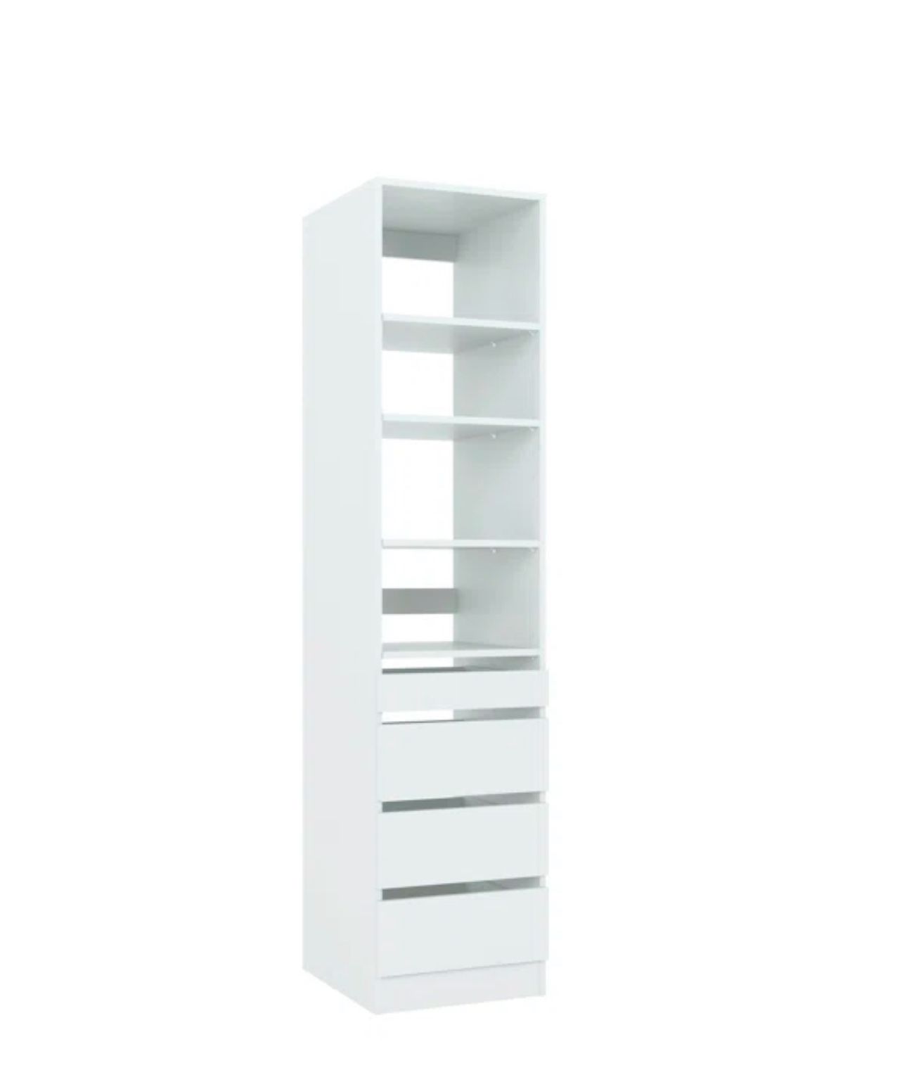 18" W Closet System Walk-In Tower. Closet & Co