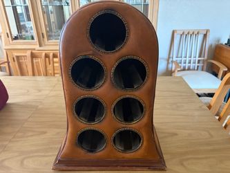Vintage 1970’s Tabletop Wine Rack Storage