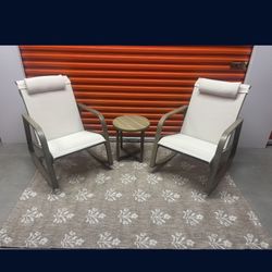 Brand New Furniture 4 Piece Rocking Chair Set 