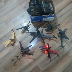 Lot Of Gyro Hellicopters Some Have Charge Others I Don't Have Charger For  25$