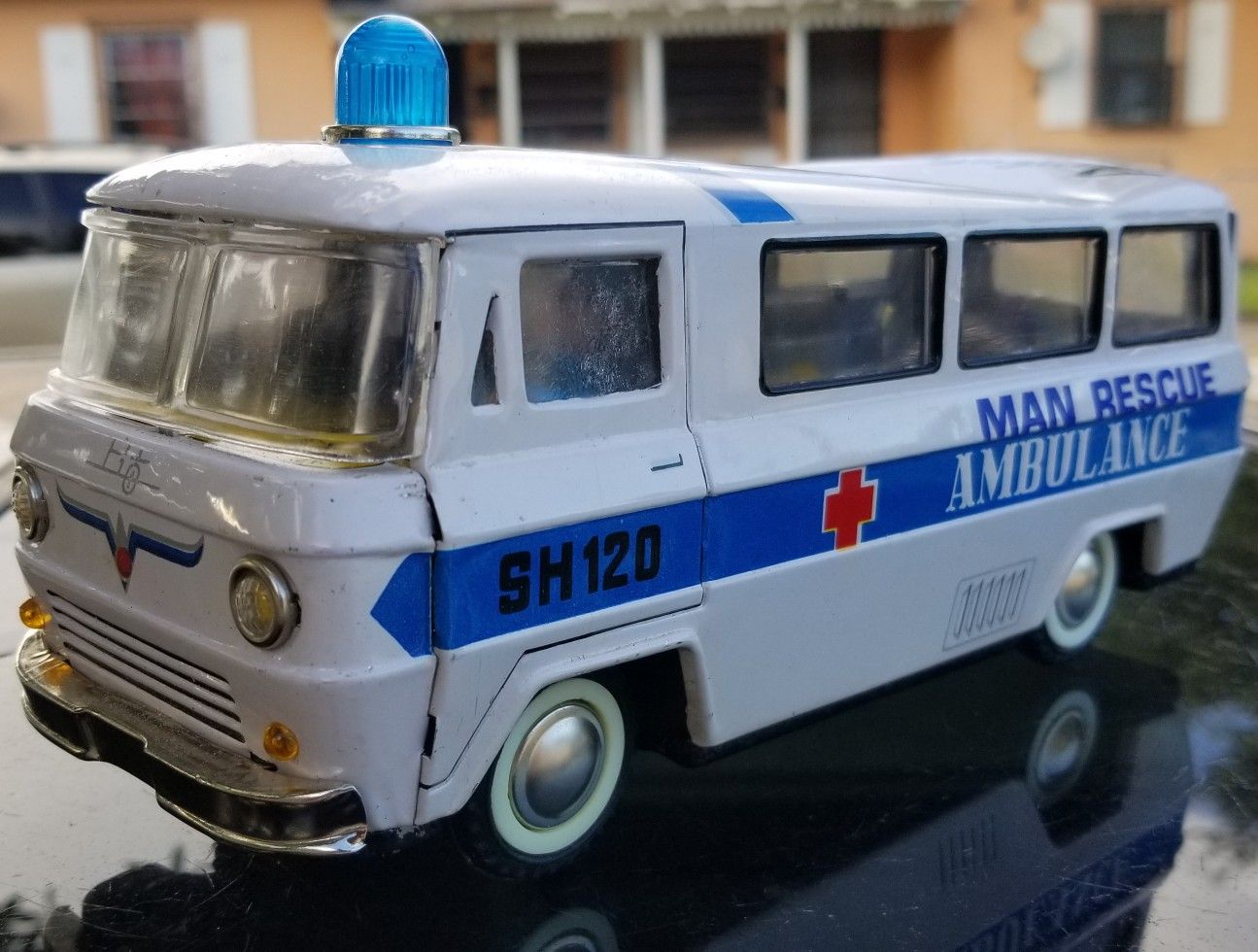 Vintage Tin Toy Ambulance