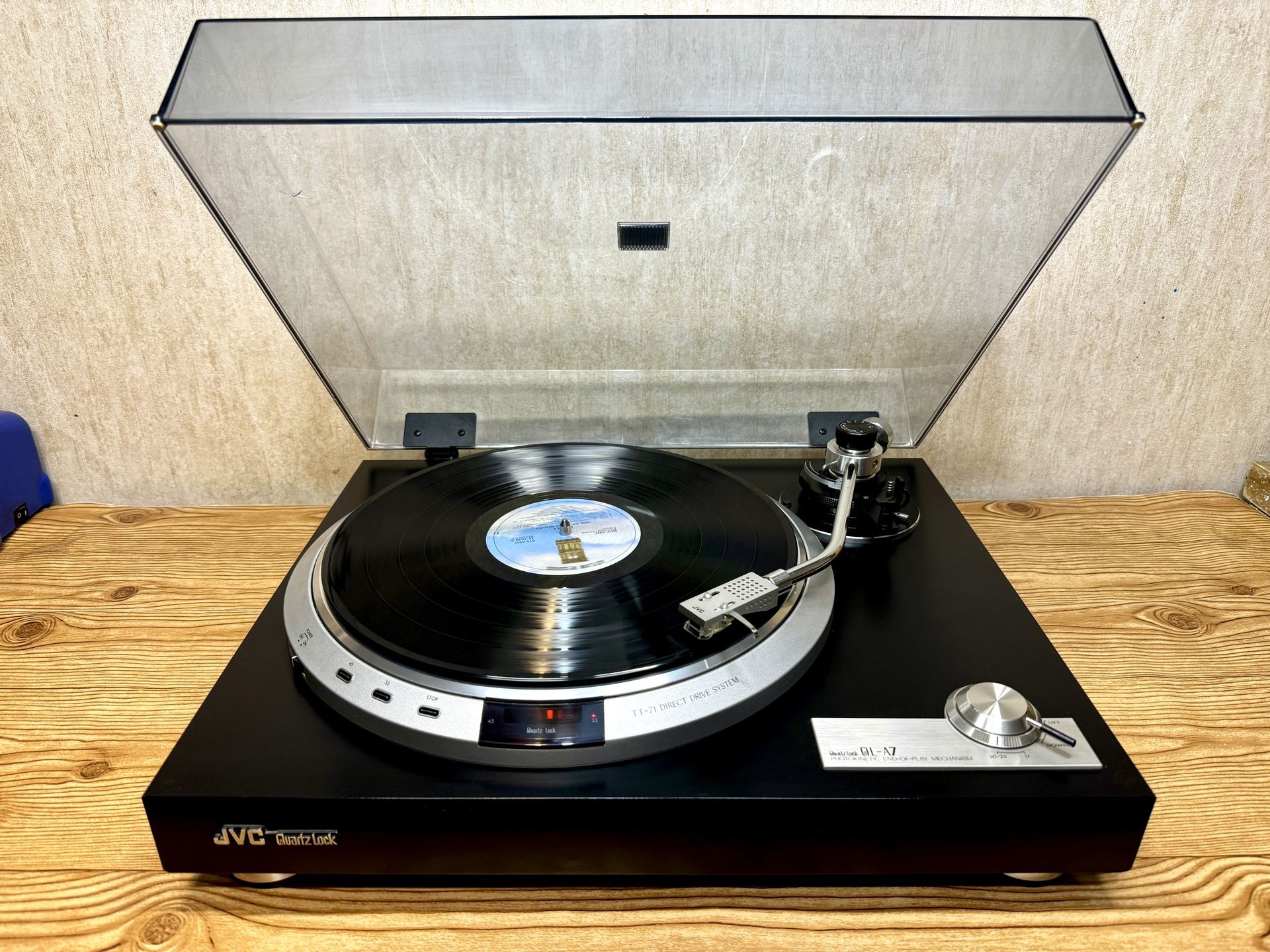 Vintage JVC QL-A7 Quartz Lock Direct Drive Stereo Turntable *Serviced*