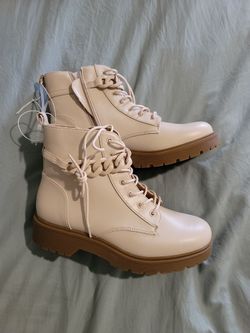 Ankle Boots Bone Color