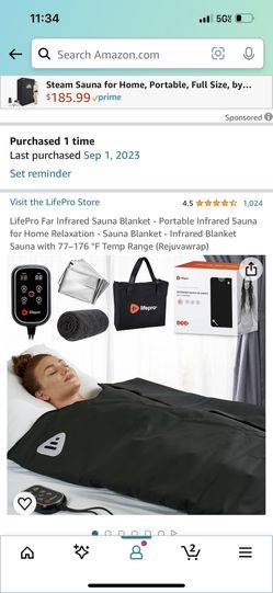 Personal SAUNA Bag Brand NEW!