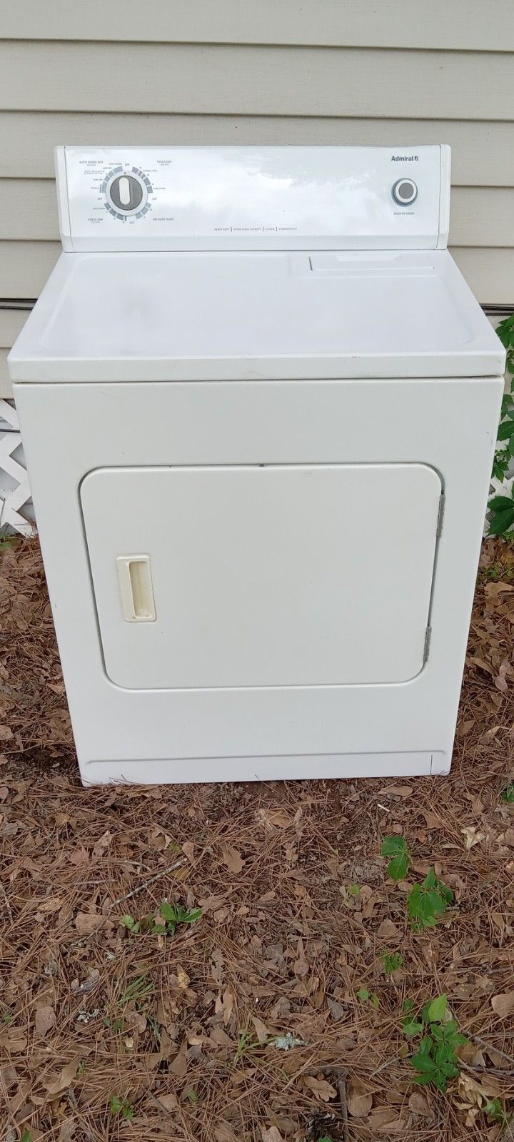 Admiral Electric Dryer 