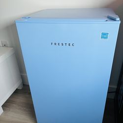 Frestec 3.1 CU' Mini Refrigerator with Freezer Light Blue