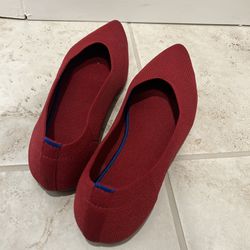 Knit Red Flats
